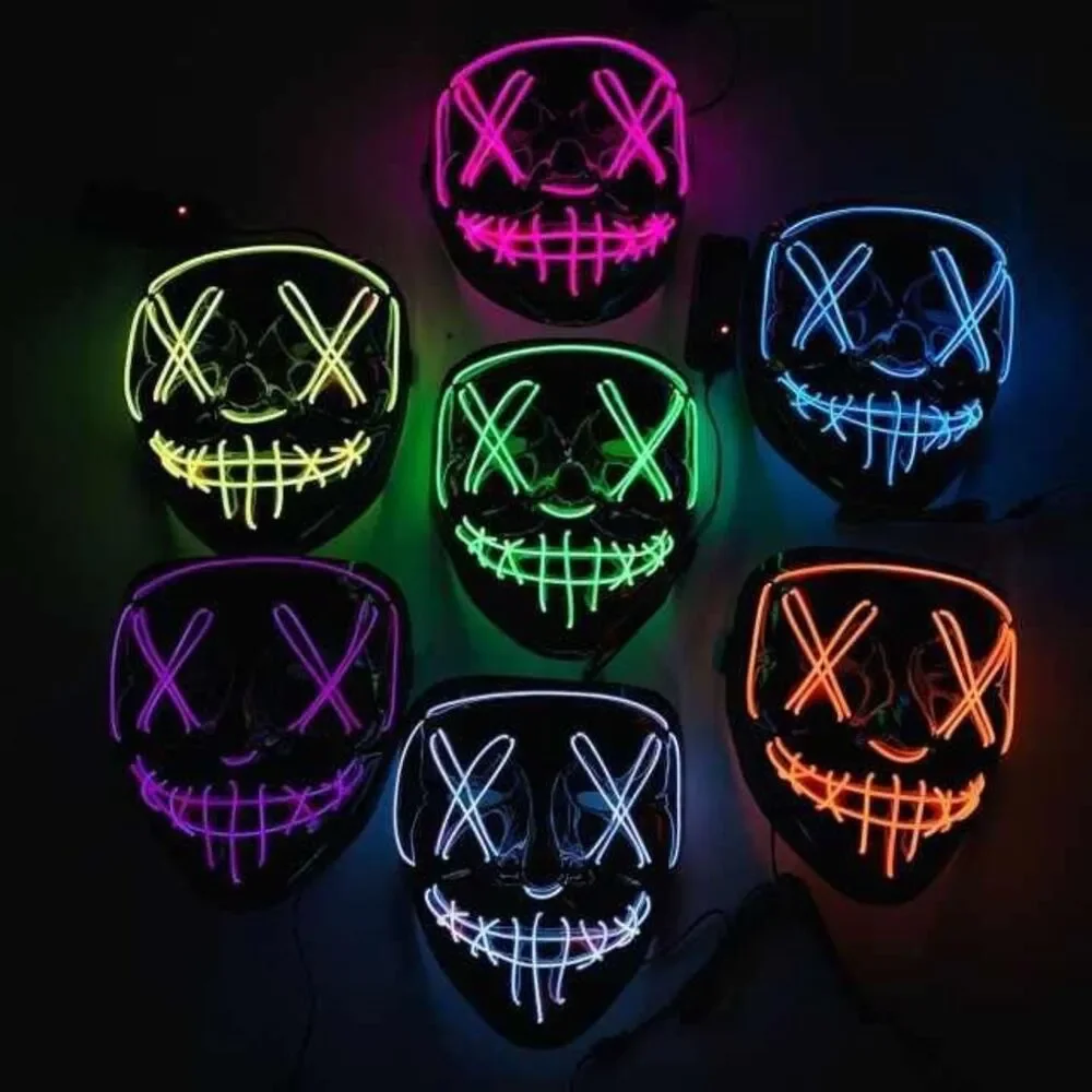 Halloween Purge LED Light Up Mask
